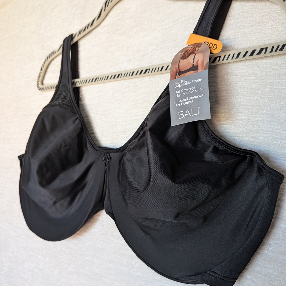 Bali Women's Elegant Black Support Bra